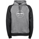 Two-Tone Hooded Sweatshirt